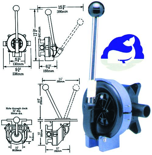 Pumppu Whale BP4410 Gusher Titan kansiasennus
