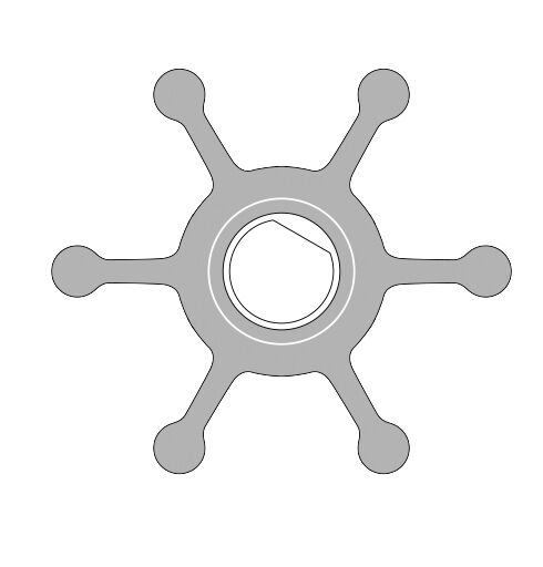 Siipipyörä 09-1077B-9 F2P10- 