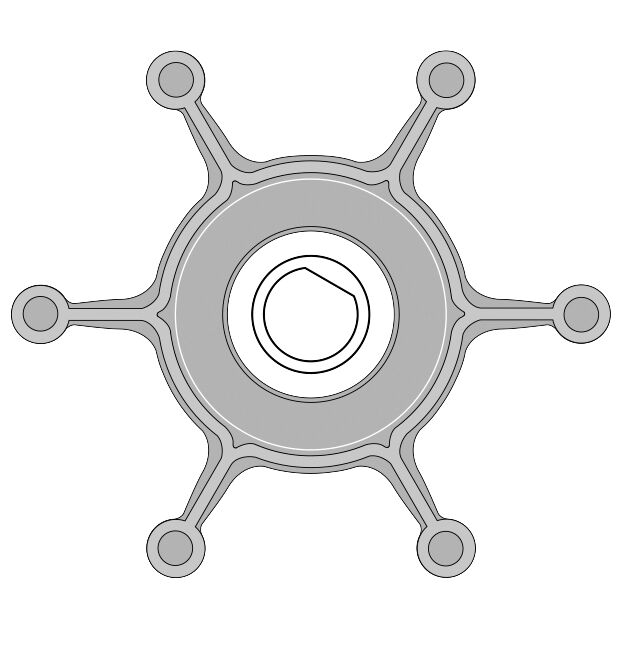 Siipipyörä 09-824P-9 F4B-19 