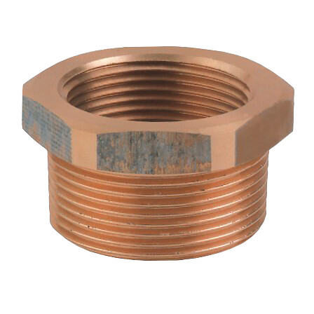 Kierrejatko pronssi 1 1/4" - 1 ", uros-/naaraskierre