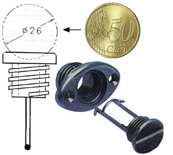 Tyhjennystulppa Muov. 17393 