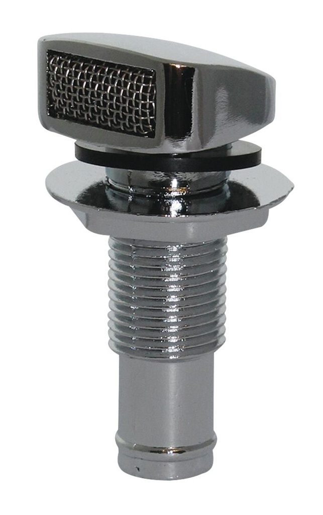 Huohotusventtiili 13 mm kromattu
