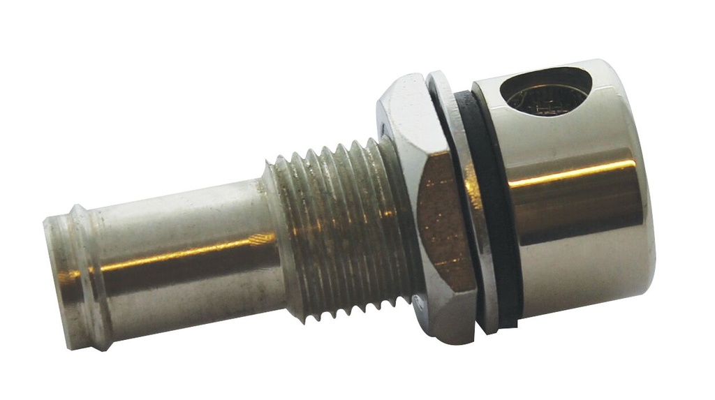 Huohotinventtiili, 14 mm, kromattu messinki 