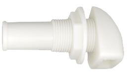 Huohotusventtiili 37105W - 16mm valkoinen nylon