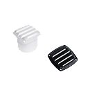 Venttiiliritilä Musta 82x82 75 mm letkulle 481762