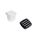 Venttiiliritilä Musta 82x82 75 mm letkulle 481762