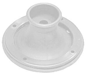 Läpivienti Valkoinen 10110M pohja halk.100mm, reikä 50mm