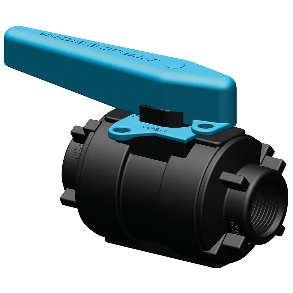 Kuulaventtiili BSP 3/4, komposiitti Trudesign