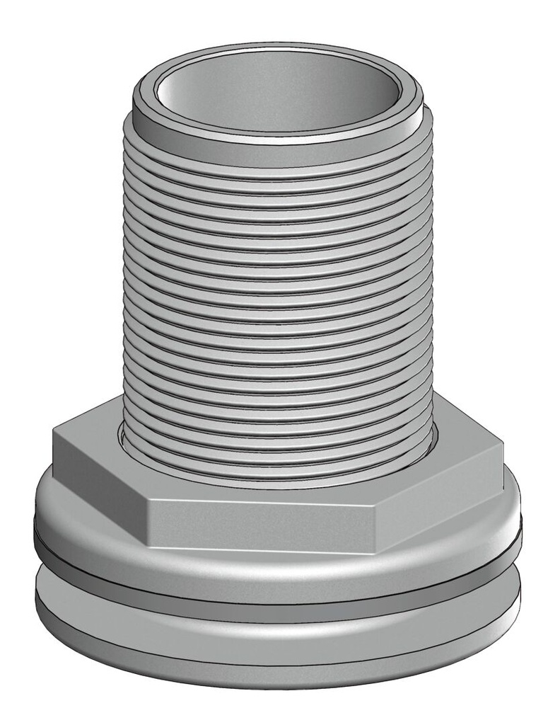 Läpivienti komposiittia, 1 1/2 