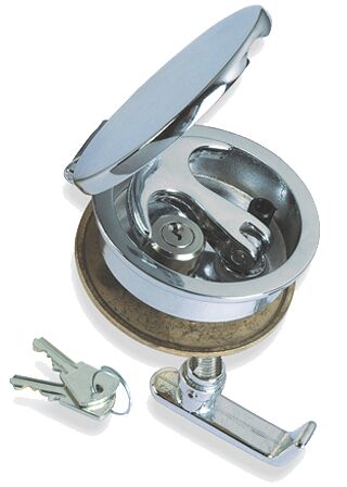 Luukkurengas kromattu messinki 