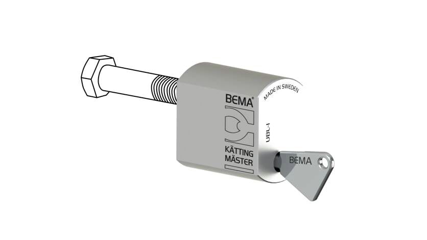 Pulttilukko UBL-1, murtosuojattu 