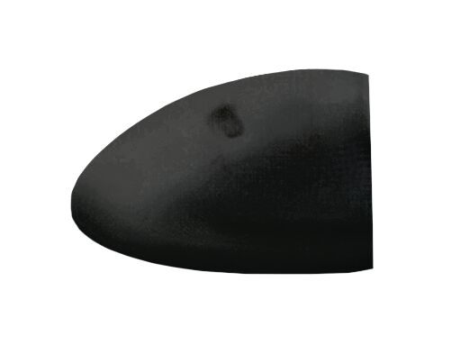 Päätehela musta Radial 40mm listaan 