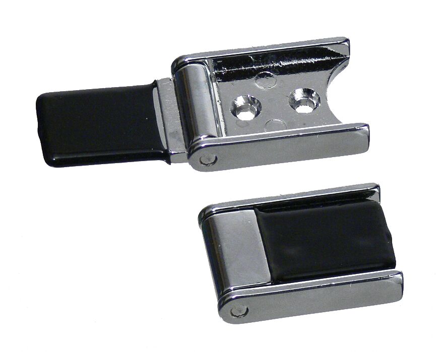 Työntöoven Lukitus-Salpa Kromattu 