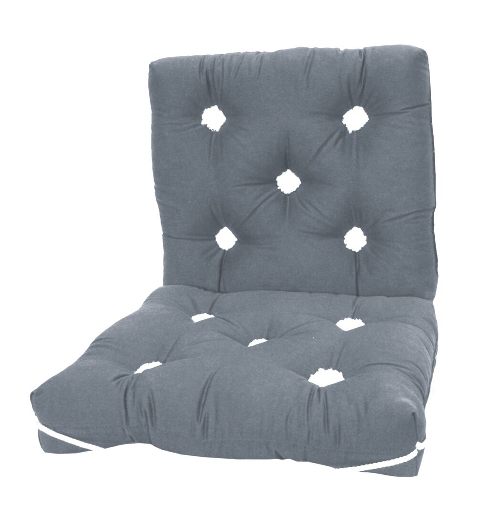 Kapokkityyny 2-osainen, harmaa 