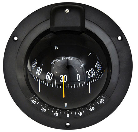 Kompassi BP1 Polare, 80mm, 5 astetta, 12V, musta/musta, laipio