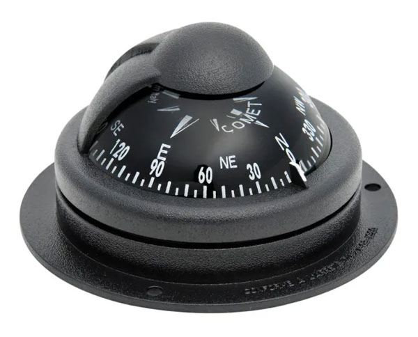 Kompassi BC1, 48mm, 5°, musta/ musta
