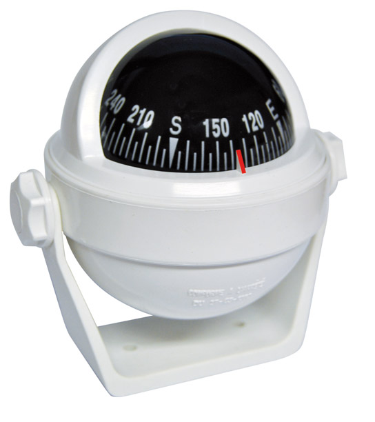 Kompassi BS2, 65mm, 5 astetta, musta/ valkoinen