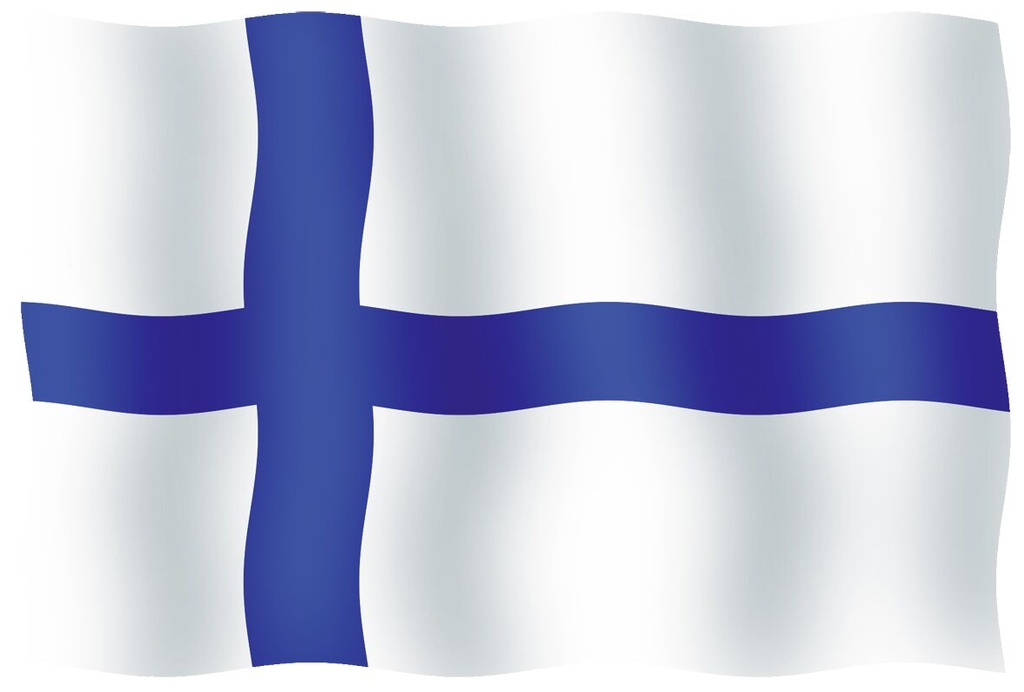 Suomen Lippu 55 x 90 cm Polyest. 