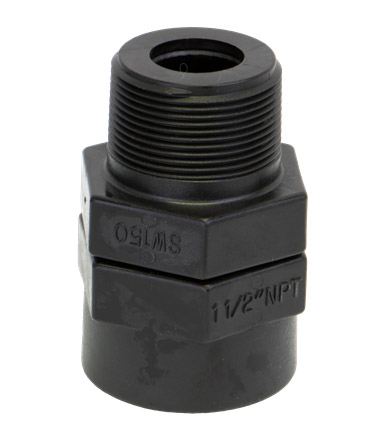 Banjo pyörivä jatko 1 1/2 uros-naaras polypropyleeni