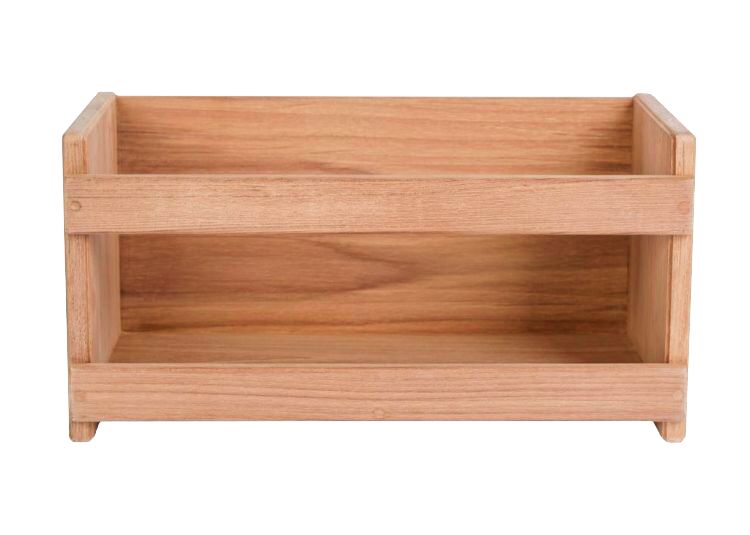 Kirjahylly, teak 40 cm 