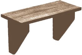 Askelma 607670 320x180 mm Teak 