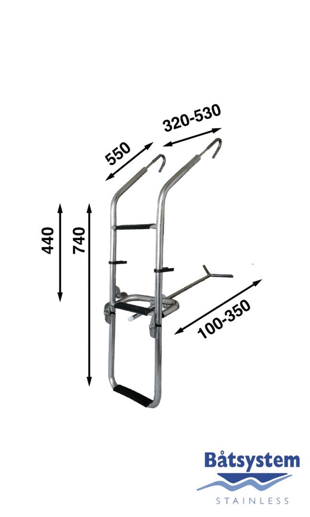 Keulaportaat ST135 AISI316