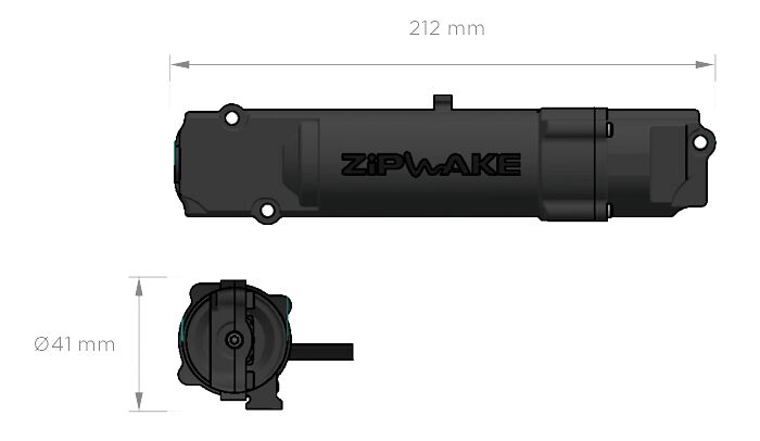 ZIPWAKE SERVOYKSIKKÖ + 3 m KAAPELI 