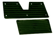 Kynsilevy Tn-200 195 x 79 mm musta muovi 