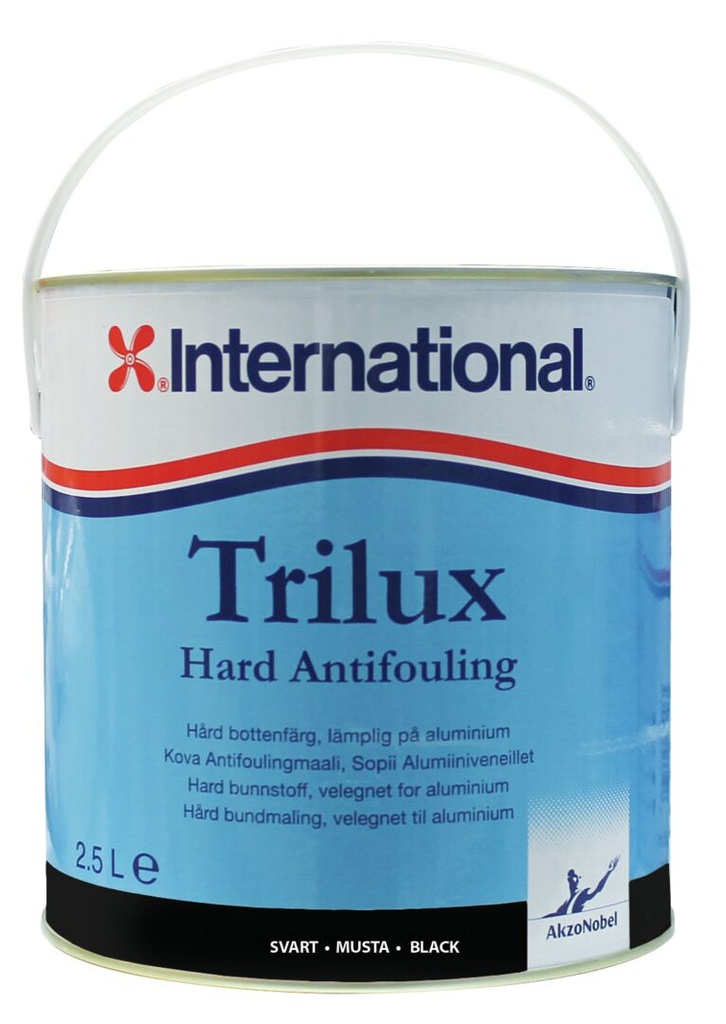 Kova eliönestomaali Trilux 2,5L, musta International