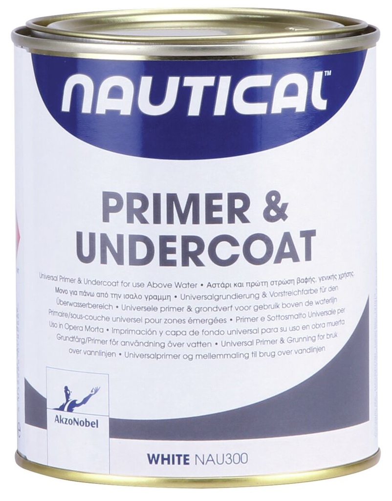 Nautical Primer & Undercoat, valkoinen, 750ml 
