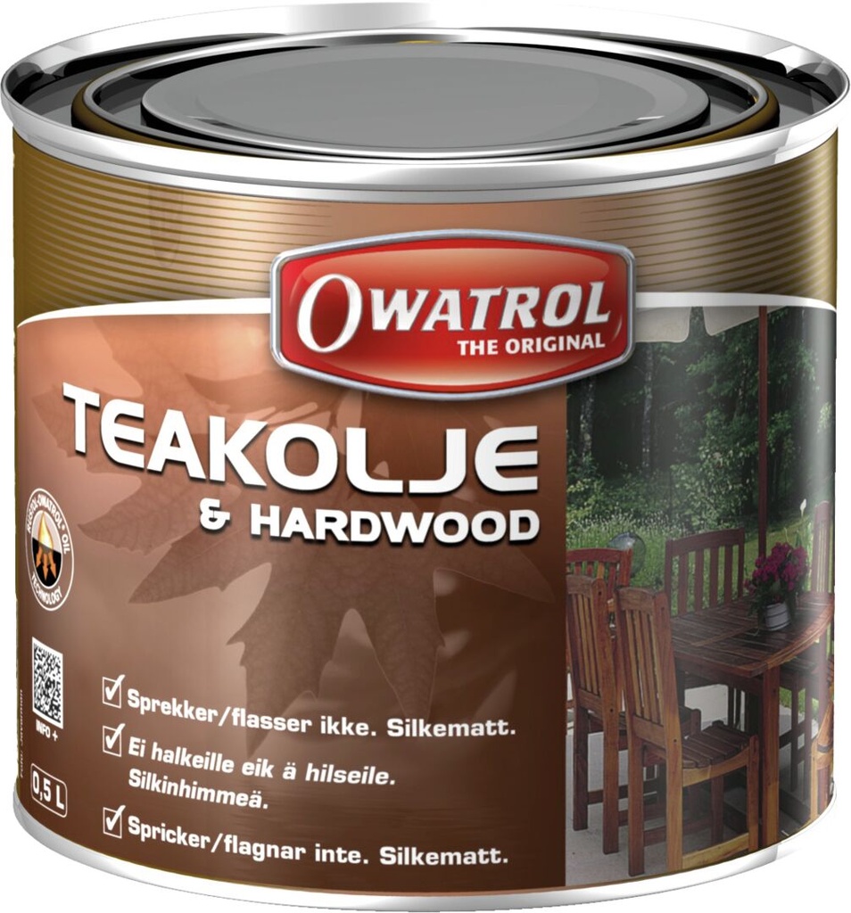 Owatrol Teak-Öljy 0,5L 
