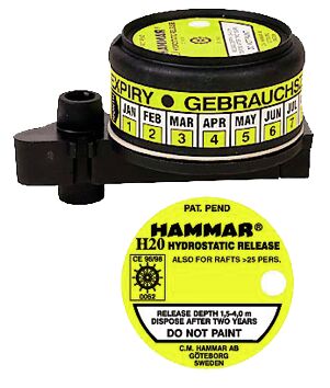 Hammar H20E Hydrostaattilaukaisin Epirb