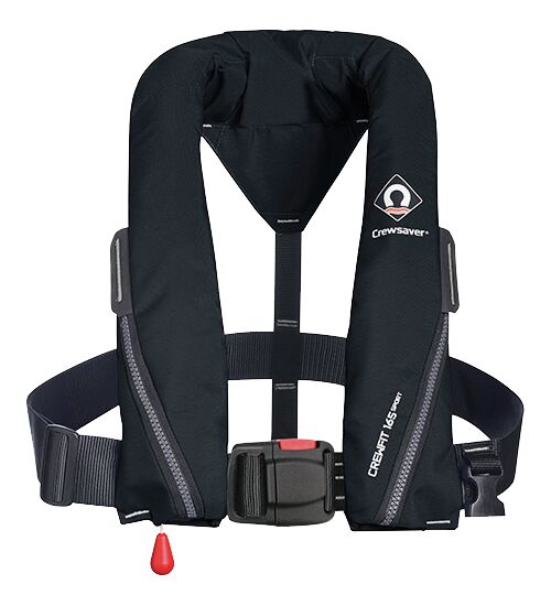 Paukkuliivit Crewfit Sport 165N, musta 
