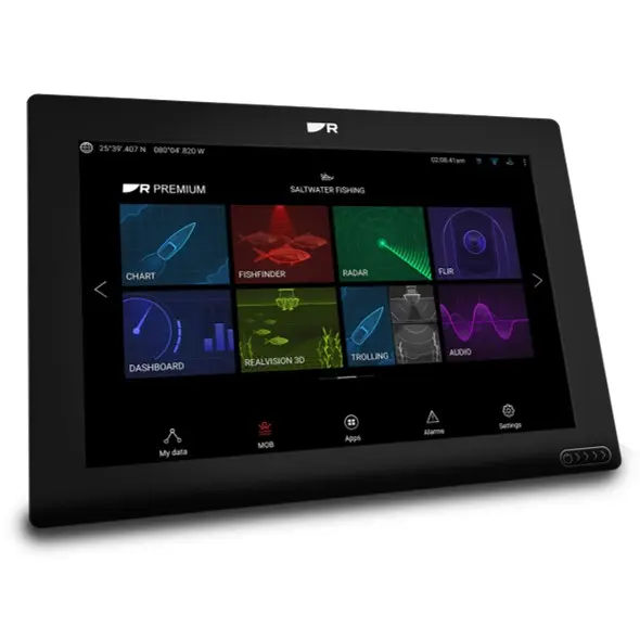 AXIOM+ 7 - 7" monitoiminäyttö Pohjois Euroopan kartalla