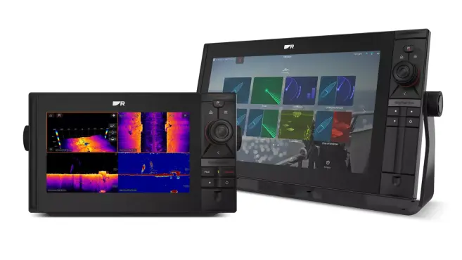 AXIOM2 PRO 12 RVM, HybridTouch monitoiminäyttö, RealVision MAX, Pohjois Euroopan kartta