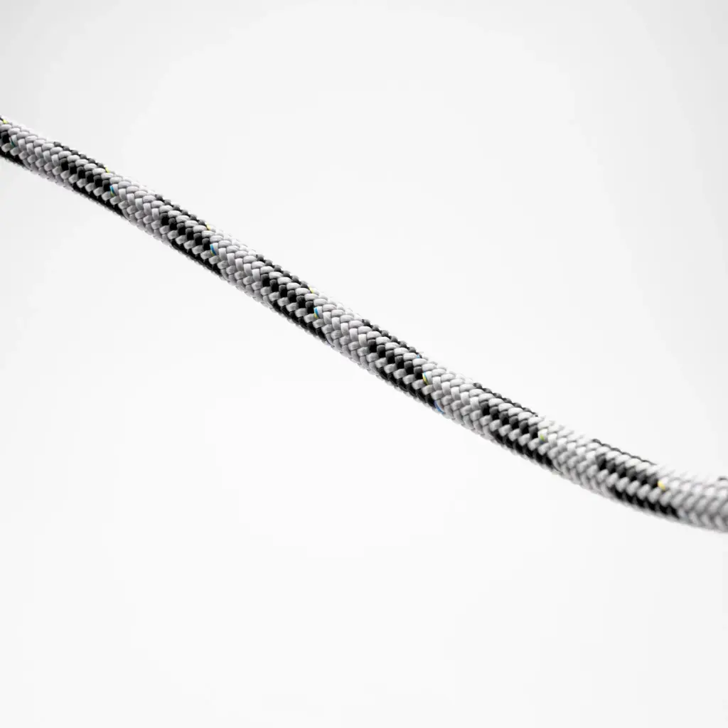 14 mm Polyropes falliköysi ProRace Four, Dyneema, harmaa-musta ml 7800 kg