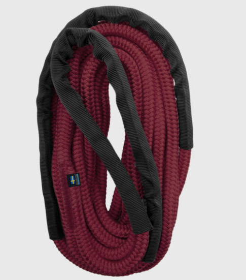 Kiinnitysköysi StormX 14 mm x 6m Viininpunainen-musta