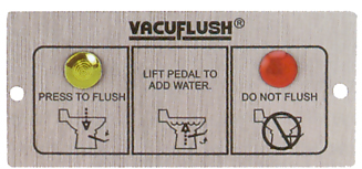 Vacustat näyttöpaneeli 12V Vacuflush, Sealand