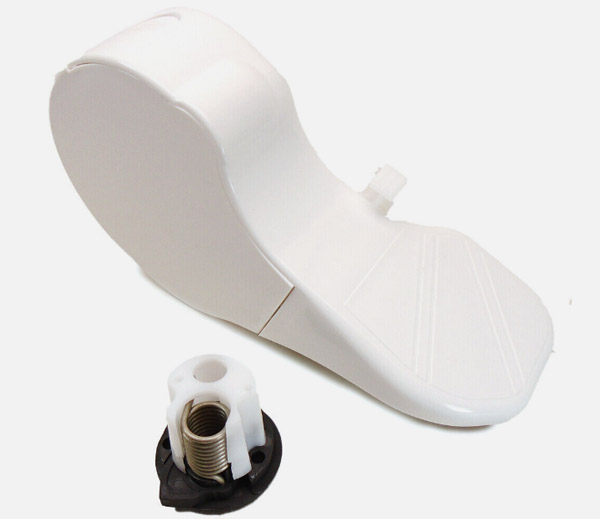 Dometic flushpedal kit, poljin valkoinen, sis. 310683:n (spring cart)