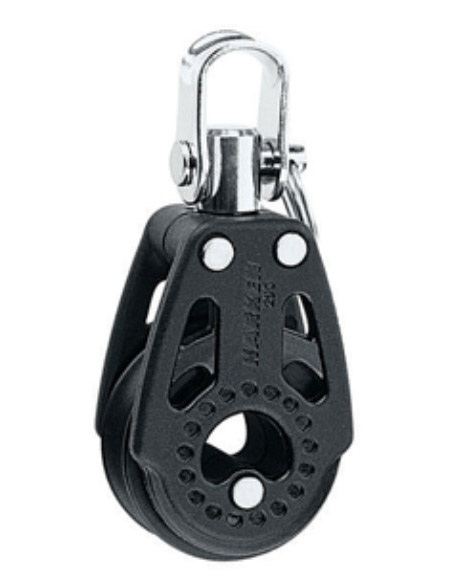 Harken 29mm Carbo ploki, leikarilla 