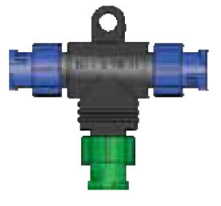 S-link T-liitin jokaiselle Spur-kaapelille