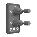 Kaksoisjoystickpaneli 12/24V ( keula-/peräpotkuri)