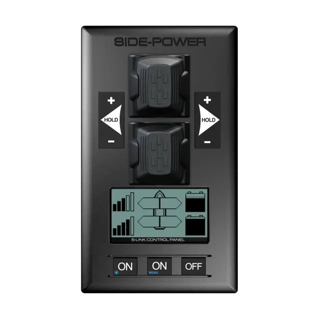 Kaksoisjoystick S-Link 12/24V, Side-Power