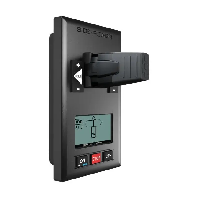 Proportional single joystick panel wit anel with display and hold functions - S-lin