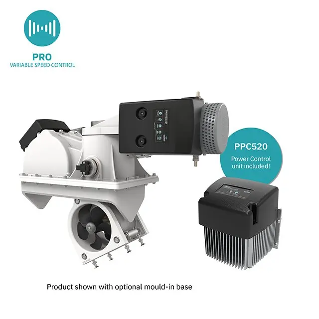 Alaslaskettava keulapotkuri SRLP100-12V PRO-nopeussäädettävä, Side-Power