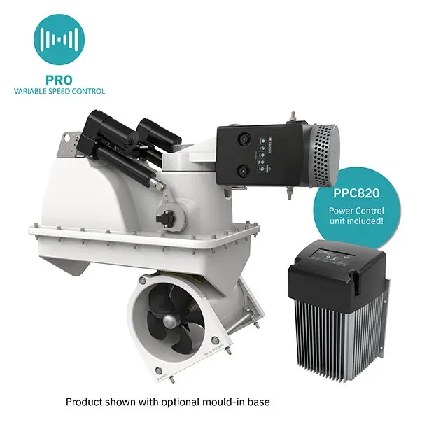 Alaslaskettava keulapotkuri SRLP130-12V PRO-nopeussädettävä, Side-Power