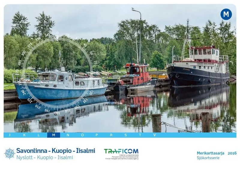 Merikarttasarja M Savonlinna-Kuopio-Iisalmi 