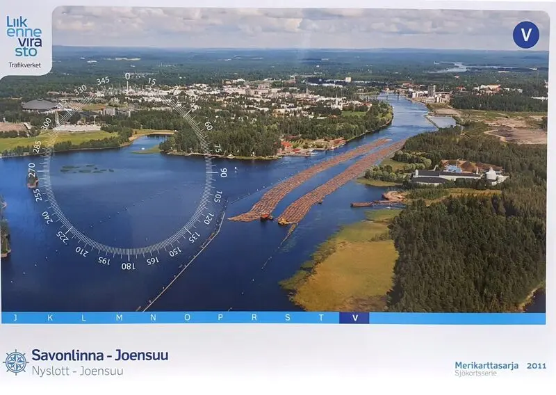 Merikarttasarja V, Savonlinna-Joensuu 