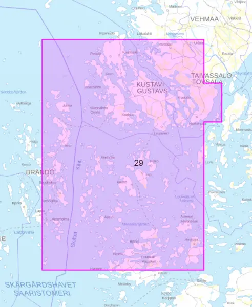 Rannikkokartta 29, Houtskari-Lypyrtti 