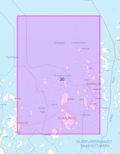 Rannikkokartta 30, Kumlinge 